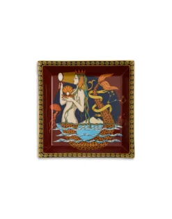 Trinket TrayThe Mermaid Bordeaux in Porcelain