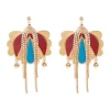 Tulip EarringsOro Bordeaux in Bras