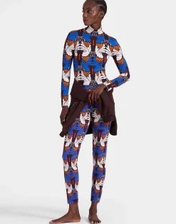 TurtleneckAli Chocolate in Skinny Jersey