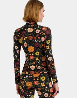 TurtleneckBotticelli Black in Skinny Jersey