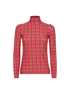 TurtleneckSugar Rush Red in Skinny Jersey