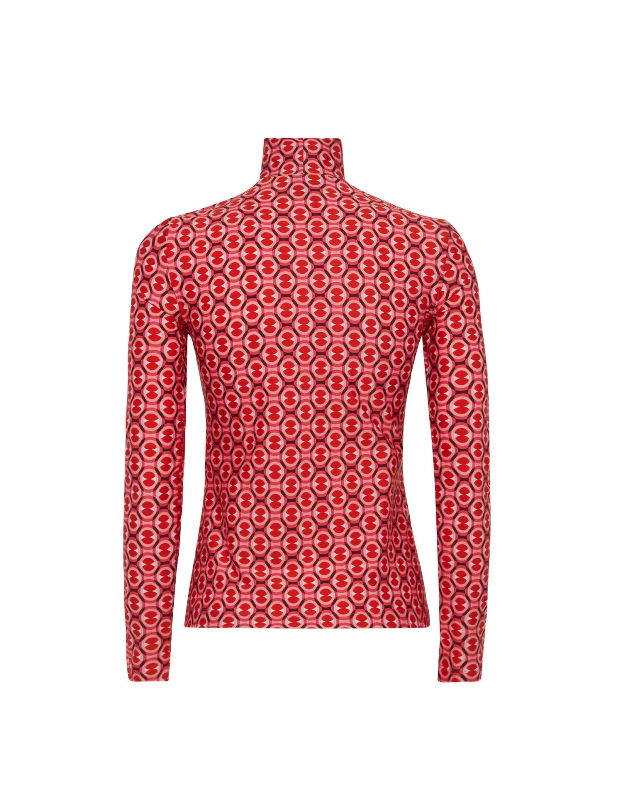 TurtleneckSugar Rush Red in Skinny Jersey