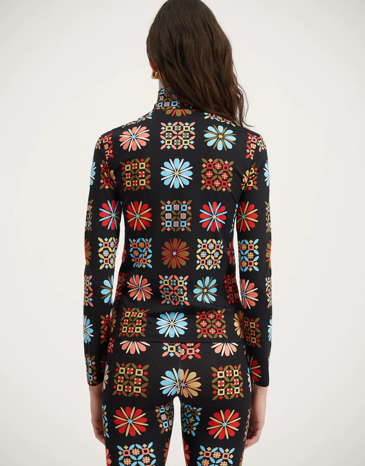 TurtleneckVetrata in Skinny Jersey