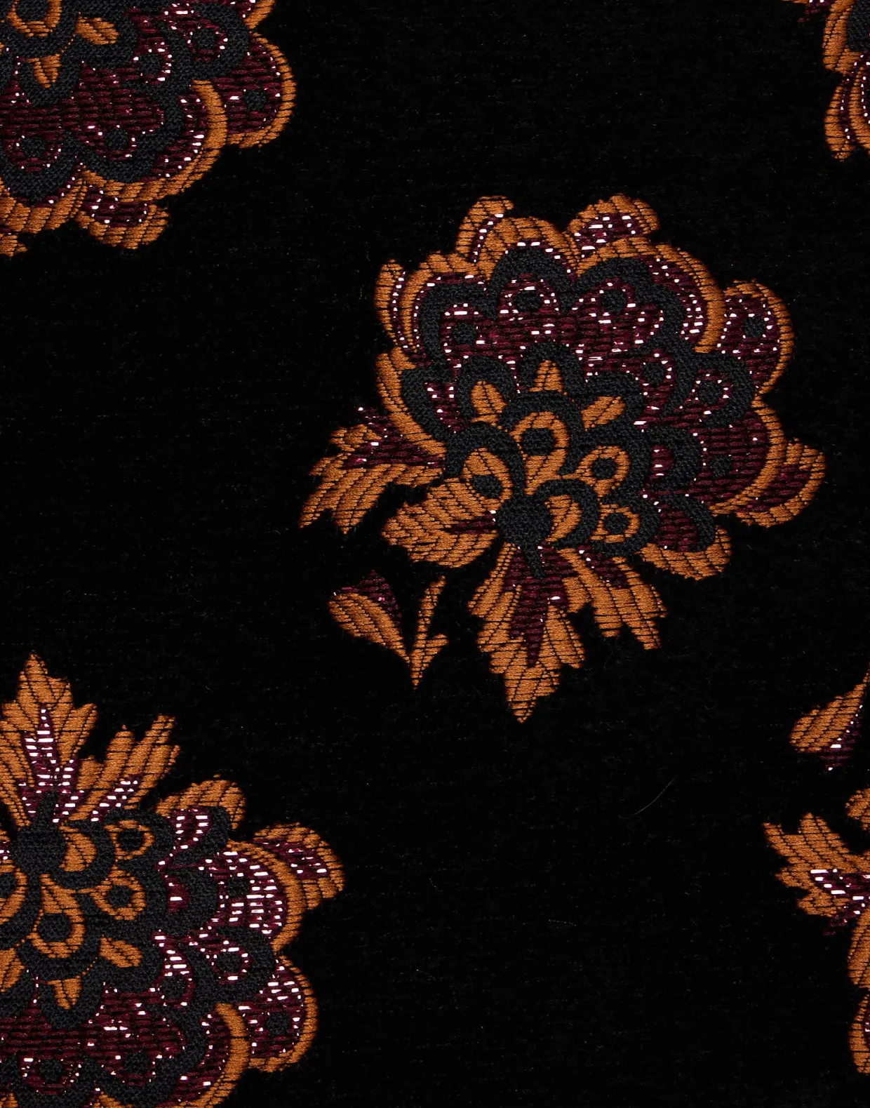 Twiggy SkirtRosette Black in Jacquard