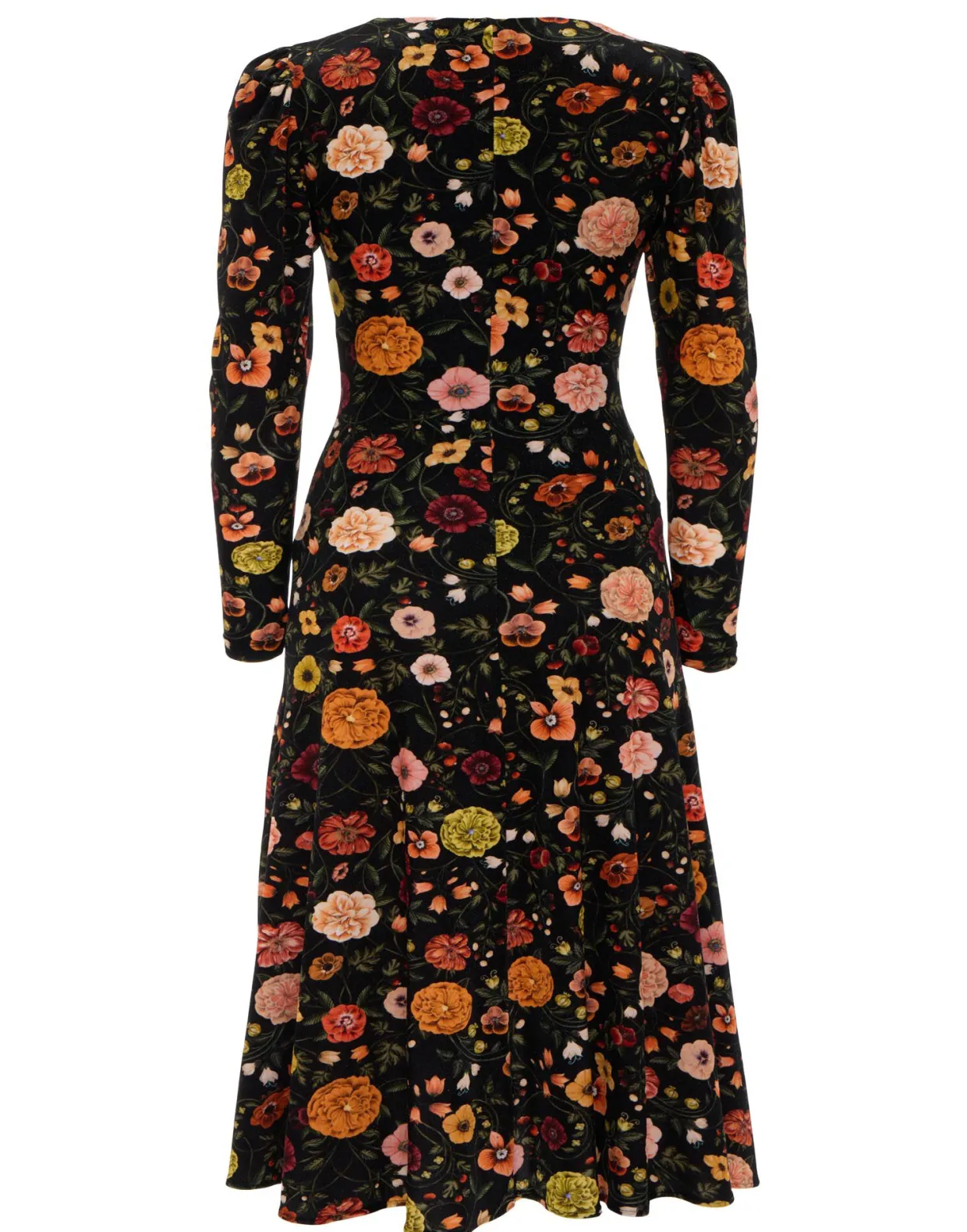 Vaudeville DressBotticelli Black in Velvet Stretch