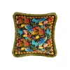 Velvet CushionColombo Black in Cotton Velvet