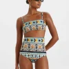 3-Way Bandeau TopCasareale Small Plac&egrave;e Cream in Lycra